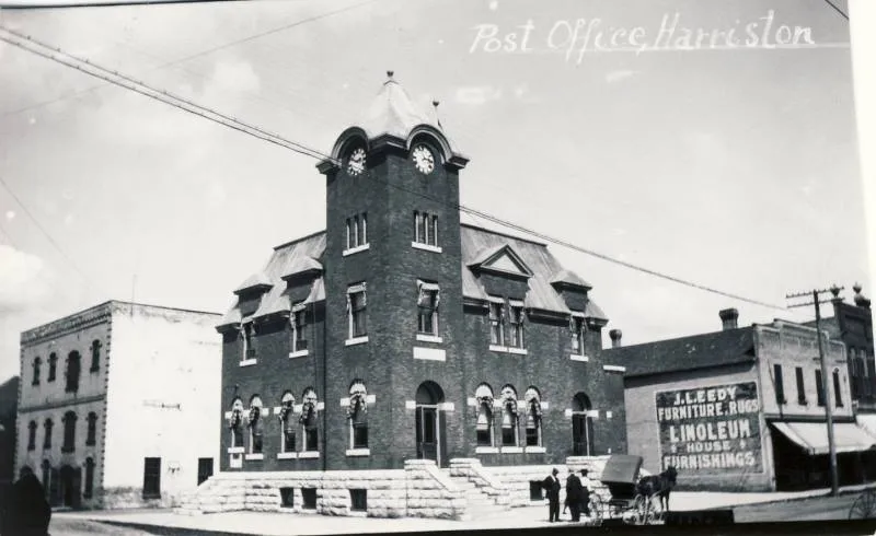 Historical Photo of Harriston Post Office.