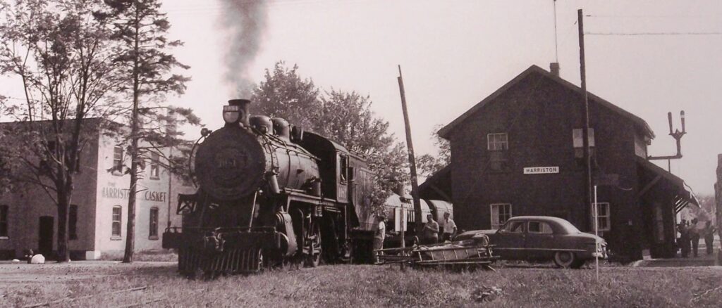 Locomotive in Harriston, Ontario.